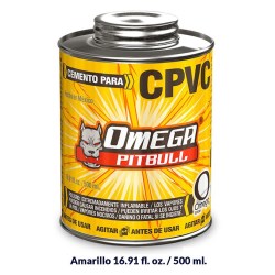 CEMENTO PARA CPVC OMEGA PITBULL 500ML No. CPVC1125