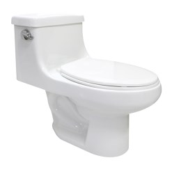 SANITARIO AVA COLOR BLANCO CON ASIENTO ONE-PIECE