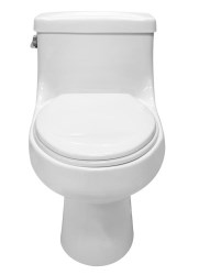 SANITARIO AVA COLOR BLANCO CON ASIENTO ONE-PIECE