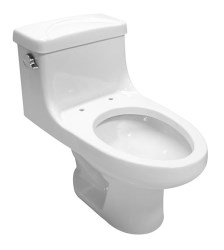 SANITARIO AVA COLOR BLANCO CON ASIENTO ONE-PIECE