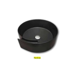 LAVABO REDONDO NEGRO 46X16 CENTIMETROS CASTEL NOKIA