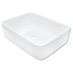 LAVABO RECTANGULAR BLANCO 48X37X14 CENTIMETROS CASTEL DOMUS