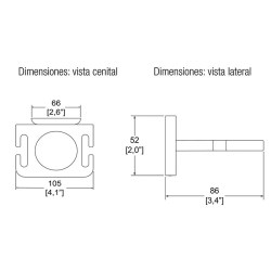 PORTAVASO Y CEPILLO CLASICA CR No.  107