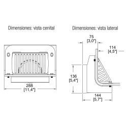 COLADERA PARA AZOTEA TUBO 102MM No.  4954