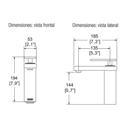 MONOMANDO LAVABO CONTRA PUSH MAXIMA CR No.  EP-932