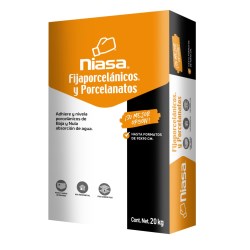 FIJAPORCELANICO BLANCO 20KG NIASA No. 3010-0146-SA20