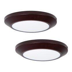 LAMPARA PARA TECHO LED 10 WATTS CHOCOLATE LUMIMEXICO 21238-9