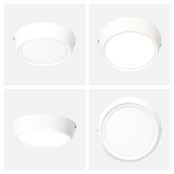 LAMPARA PARA TECHO LED 12 WATTS BLANCO LUMIMEXICO 21232-1