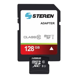 MEMORIA MICRO SD CLASE 10 DE 128GB No. MSD-128/MICRO STEREN