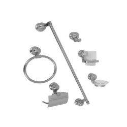 ACCESORIOS P/BAÑO CR/DOR JGO No. JE-23 C