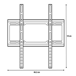 SOPORTE PARA TELEVISIÓN FIJO EVL PARA PANTALLAS DE 24" A 60" No. SF-2655 / 244125