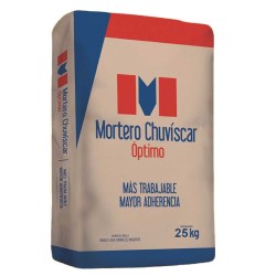 MORTERO CHUVISCAR-OPTIMO 25KG No. MASS0325