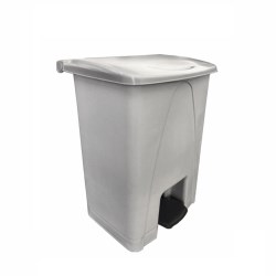 CESTO DE PEDAL 80 LITROS  SABLON (21.16 GAL)  GRIS No. 8544GR