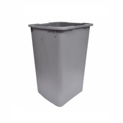 CESTO RECTANGULAR SABLON 80 LTS (21.16 GAL) GRIS No. 8484GR