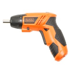 ATORNILLADOR ECONÓMICO BLACK & DECKER 4.8V EN CAJA METÁLICA CON ACCESORIOS