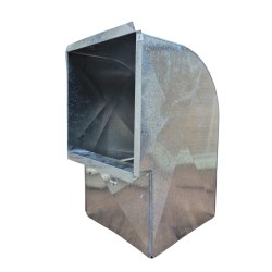 CODO LAMINA P/AIRE C/GTINA 14X14X10"